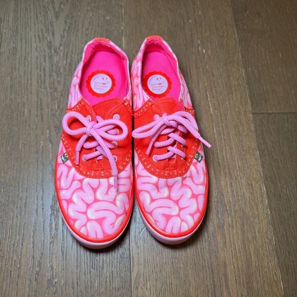 Hot Chocolate Design Brain Worms Casual Sneaker Size 6 - Picture 2 of 8